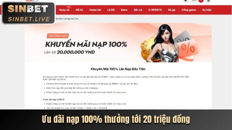 Thưởng nạp tiền hàng ngày 88vin
